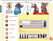 Tablet Screenshot of medieval-market.com